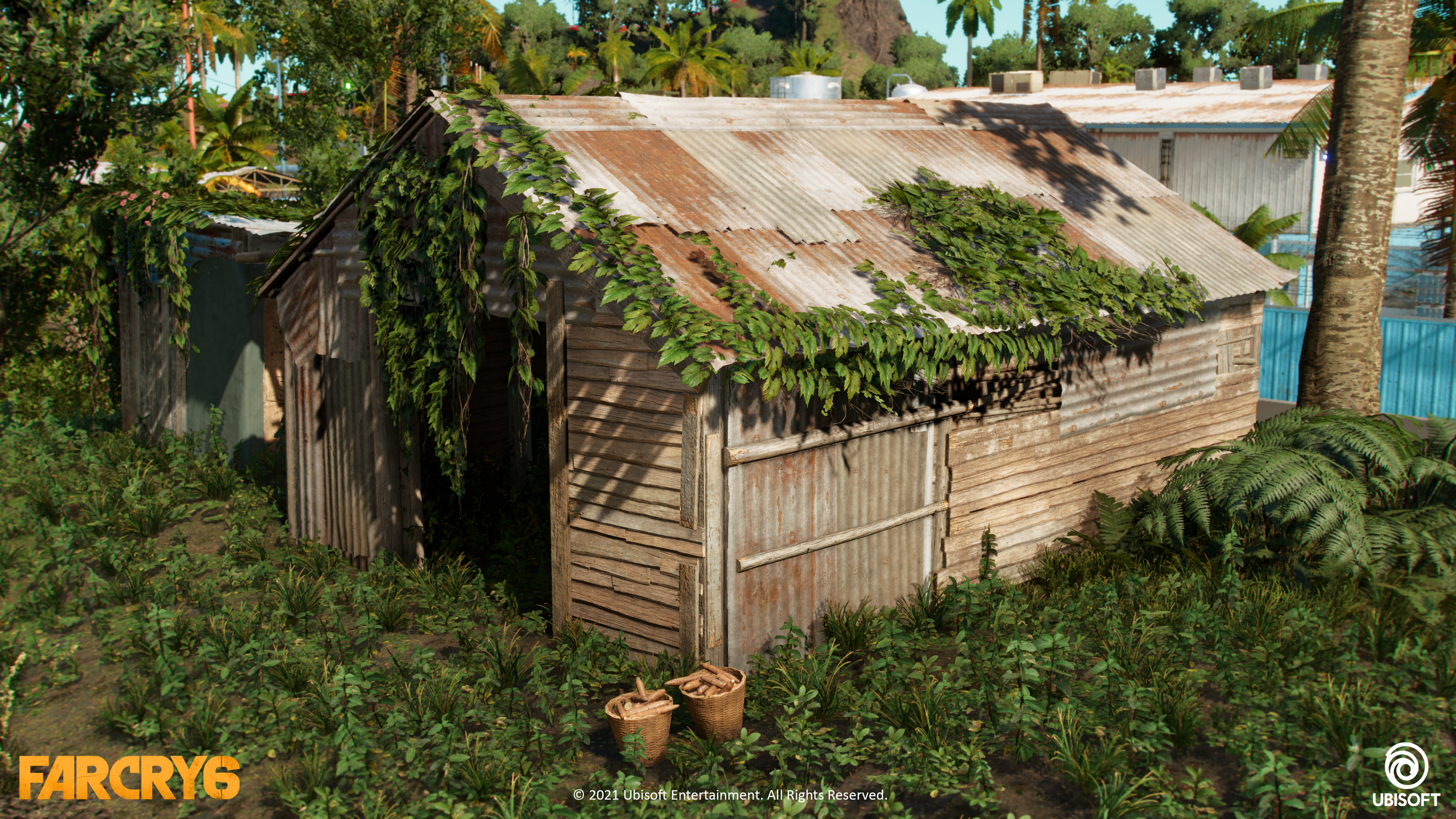 Far Cry 6 art, chicken coop