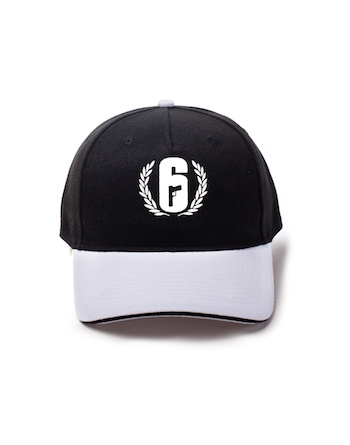 レインボーシックス　Pro League　公式ラバープリントロゴキャップ（アジャスター付き）